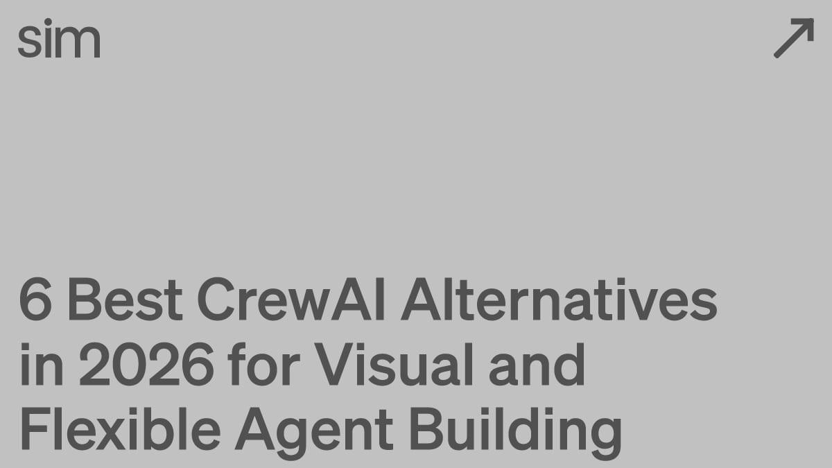 6 Best CrewAI Alternatives in 2026 for Visual and Flexible Agent Building